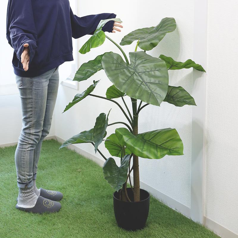 東谷 フェイクグリーン 人工観葉植物 クワズイモ アロカシア