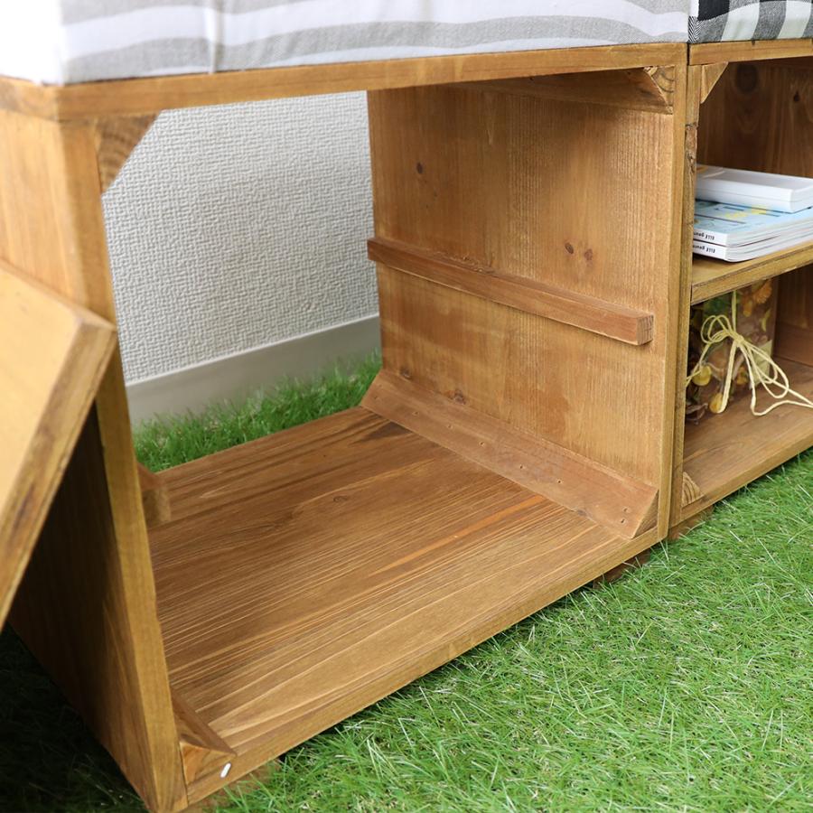 東谷 天然木 マガジンラック ラックスツール ラック 棚 LFS-170