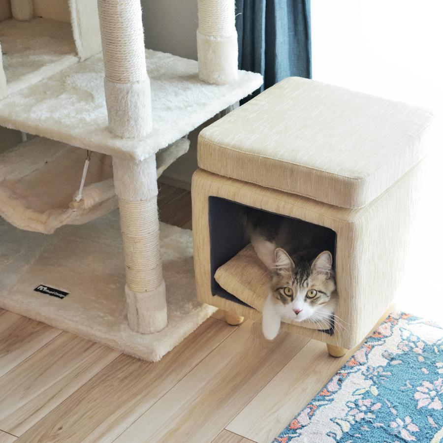 東谷 スツール型ペットハウス 猫 ハウス キャットハウス ペット