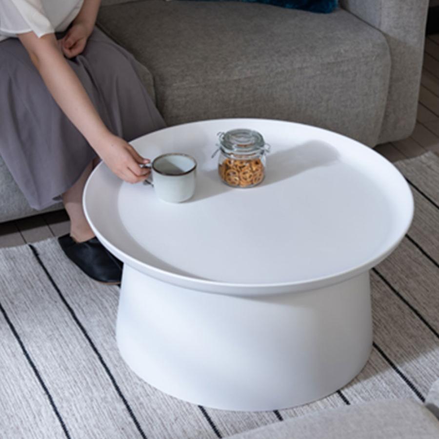 東谷 ローテーブル ラウンドテーブル L グレー 灰色 テーブル 机 つく