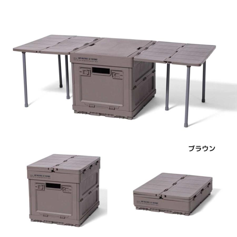 折りたたみコンテナボックス＆テーブル 蓋付き 折りたたみ おしゃれ