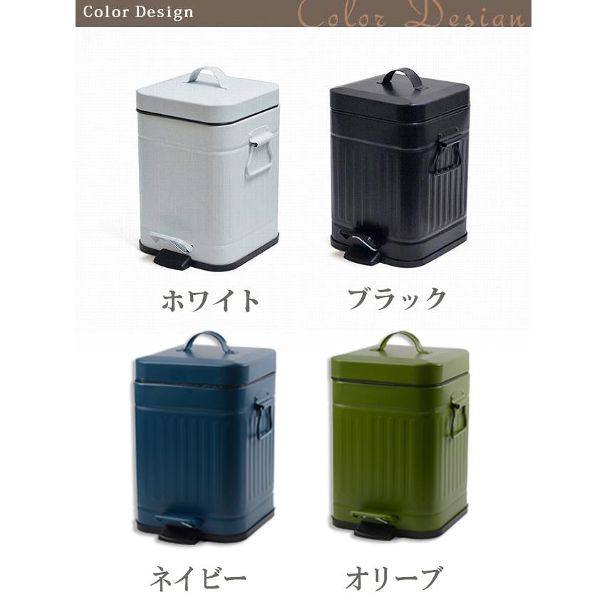 Galva(ガルバ) スクエア ダストボックス マット 3L/ごみ箱 トラッシュ
