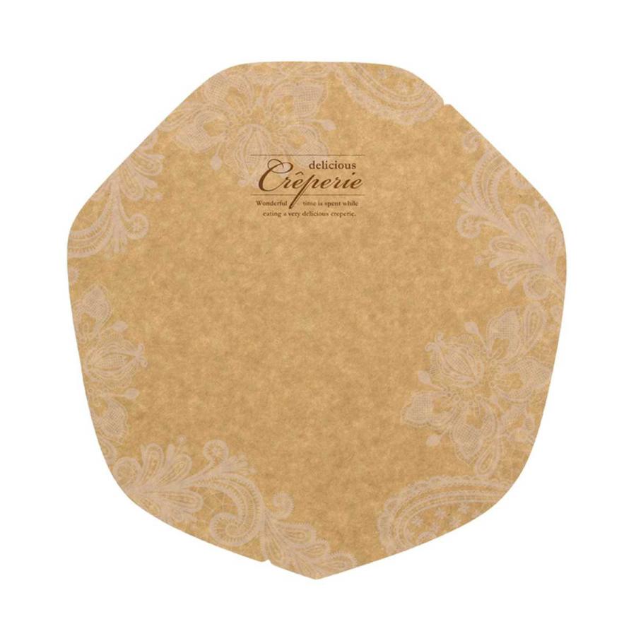 クレープ 紙 を巻きやすい 用紙 200枚 クラフト包装紙（ラミネート加工