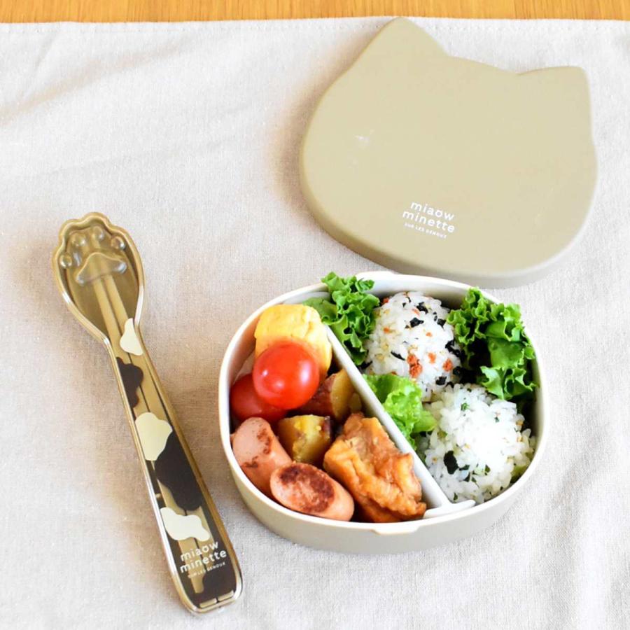 サブヒロモリ 弁当箱 1段 女子 大人 500ml 猫 ネコ かわいい レンジ