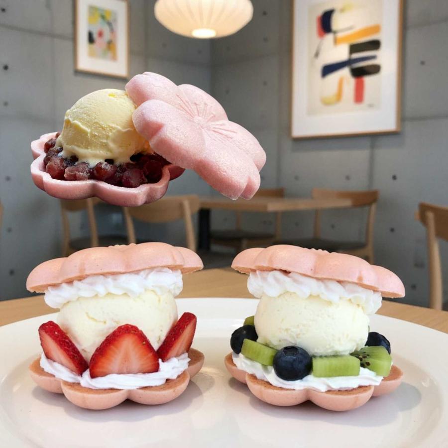 桜もなかの皮 最中の皮 16枚（8組）ピンク パイオニア企画 もなか