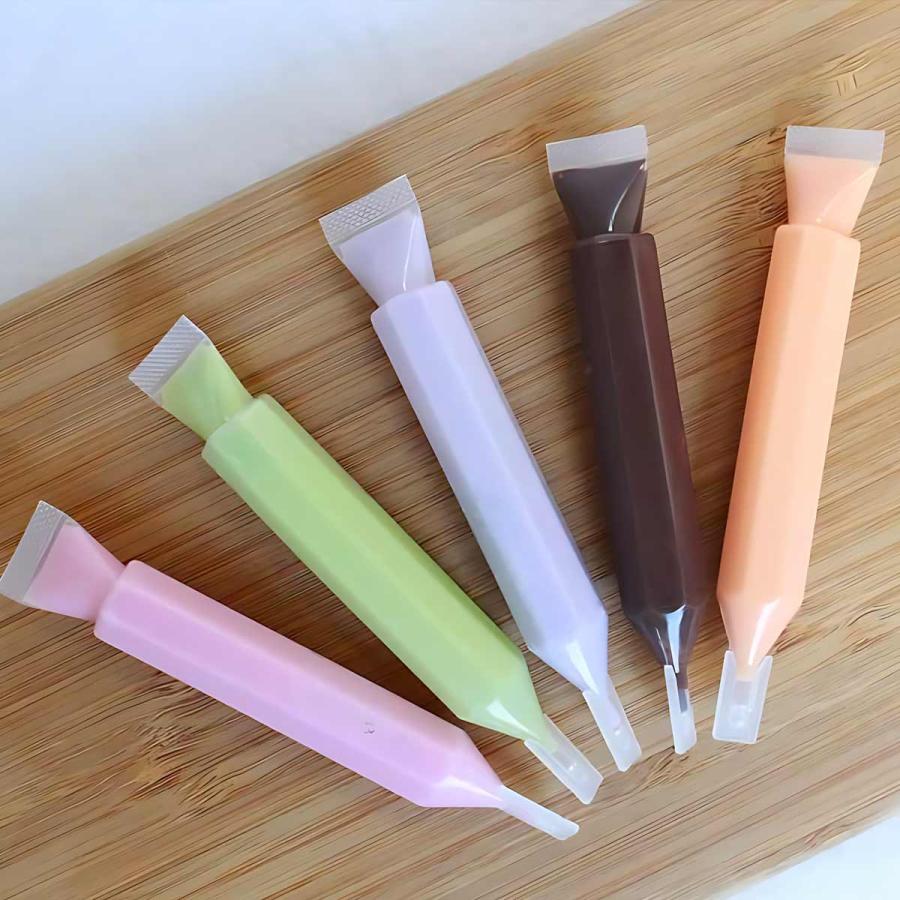 チョコペン カラー 5色チョコペン（速乾タイプ）5本セット ブラック
