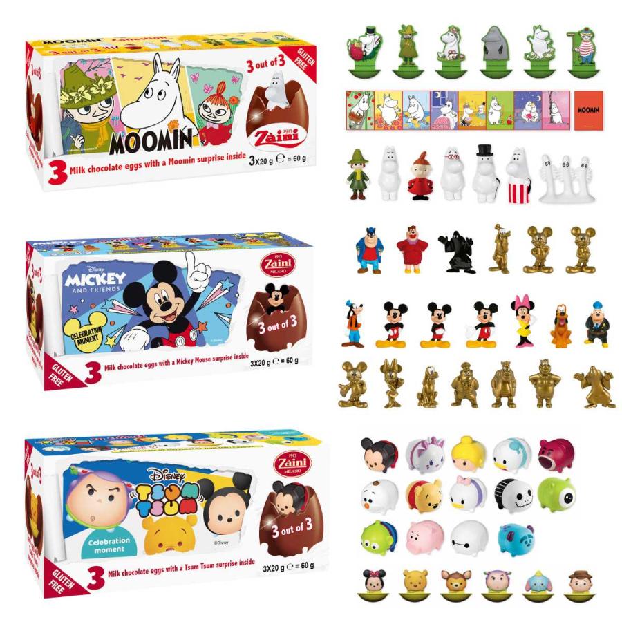 Disney（ディズニー） チョコエッグ チョコレートエッグ 3個入り 限定