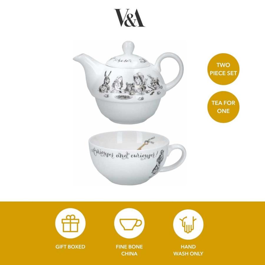 不思議の国のアリス V&A Alice Tea for one ポット&カップ