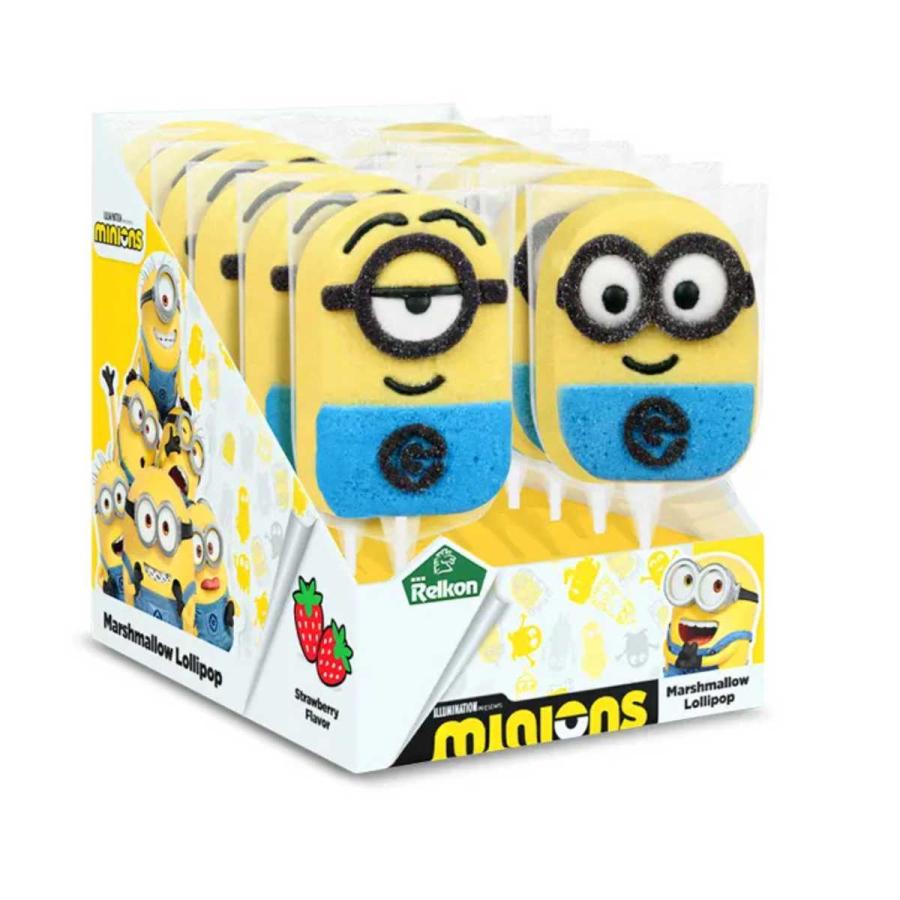 お菓子 詰め合わせ ミニオン ミニオンズ ロリポップマシュマロ 12本