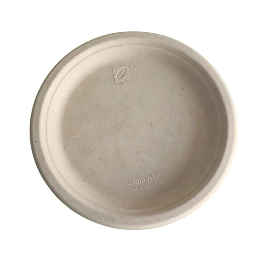 400枚の価格　大量有、福岡市直接取り引き　使い捨て容器　お皿　バガス　大量有り モザイク バガス バガスプレート 23cm 10枚 業務用 MOZAIK ナチュラル