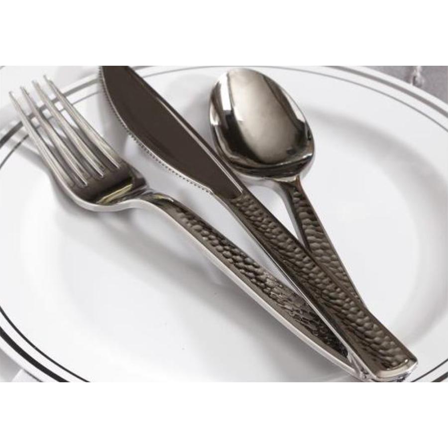 モザイク Mozaik スプーン 16cm 10本セット ハンマー柄 メタル