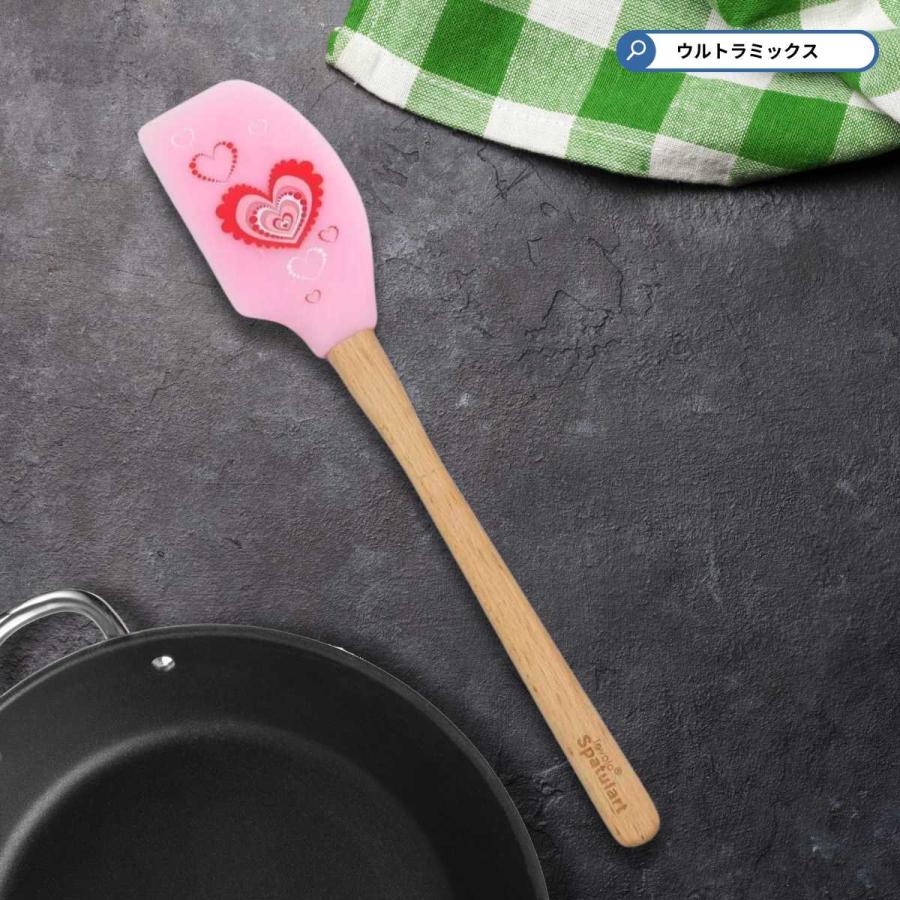 在庫処分 Tovolo (トボロ ) ピンク スパチュラ 耐熱 310℃ ハート ヘラ