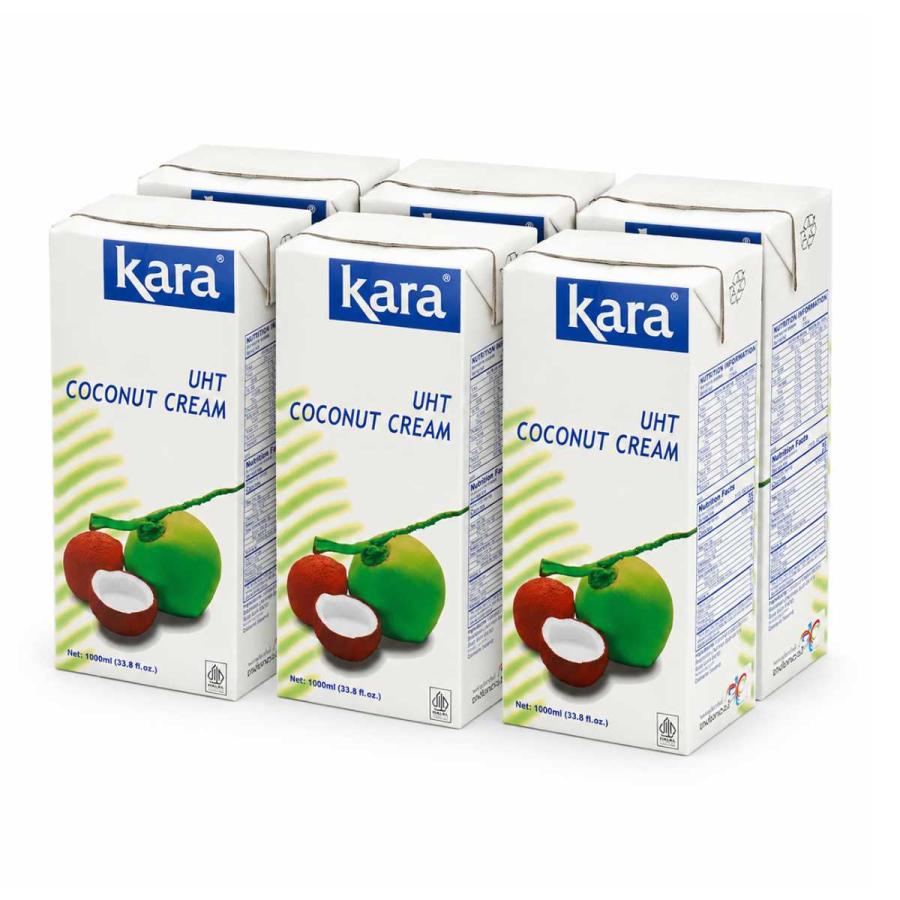 ココナッツクリーム ココナッツミルク 業務用 1000ml×6本 1L Kara カラ