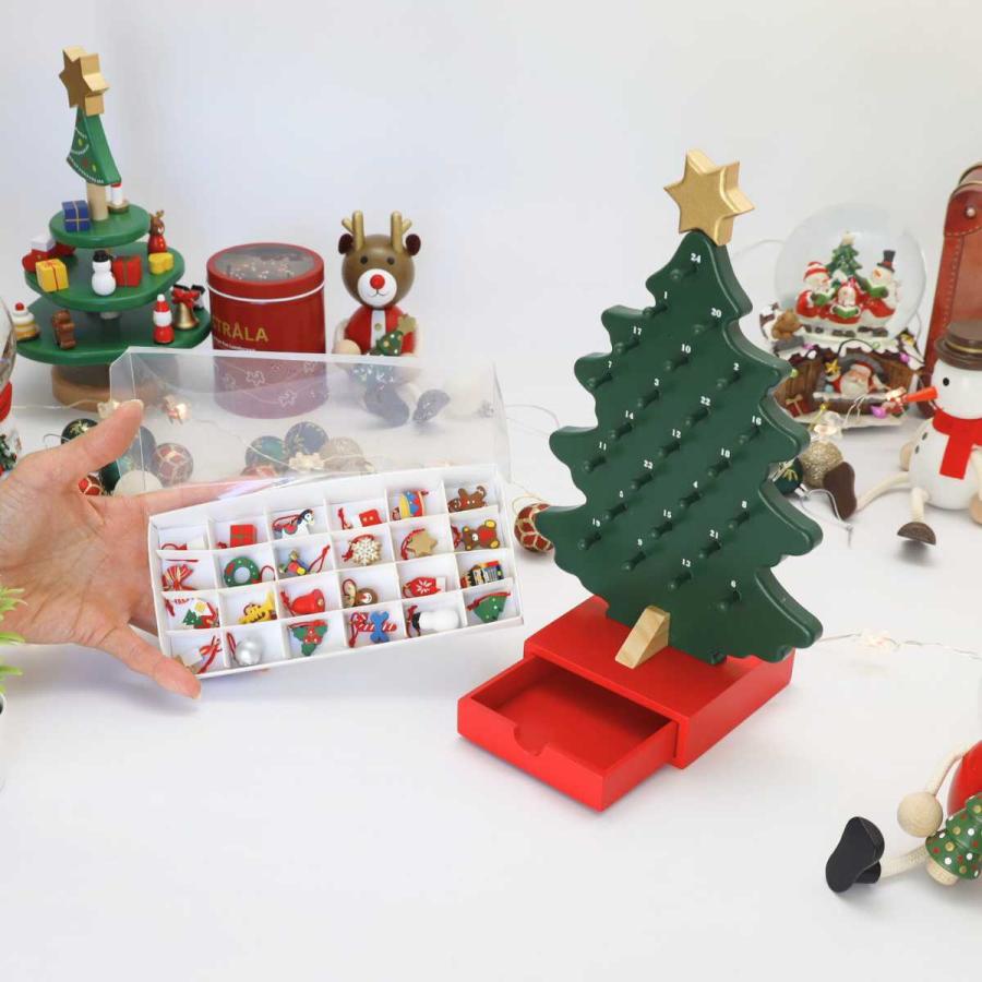 アドベントカレンダー クリスマスツリー 卓上 アドベント カレンダー
