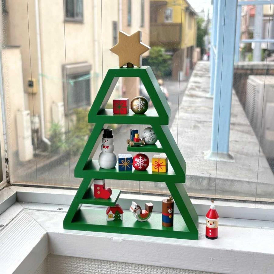 クリスマスツリー 木製ツリー サンタクロース TOY-TR58-A クリスマス