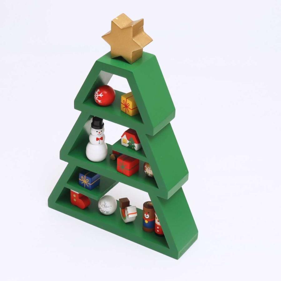 クリスマスツリー 木製ツリー サンタクロース TOY-TR58-A クリスマス