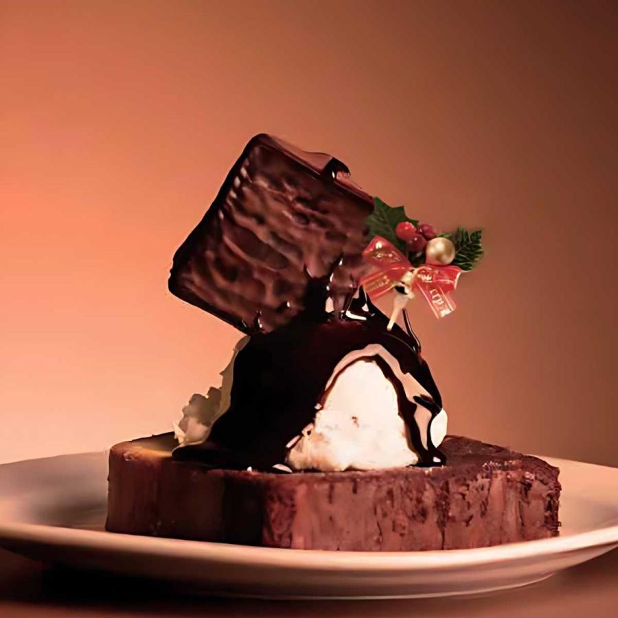 ひいらぎ 柊 クリスマス プレミアム ケーキピック 2枚葉 ゴールド