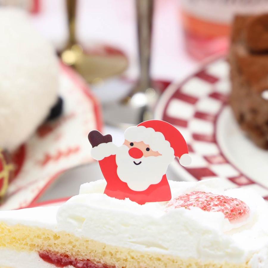 天満紙器（TEMMA SHIKI） クリスマス ケーキピック（ヤッホーサンタ