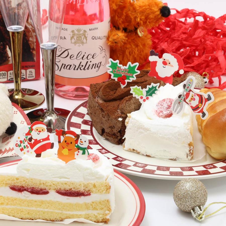 天満紙器（TEMMA SHIKI） クリスマス ケーキピック（ハッピーサンタ