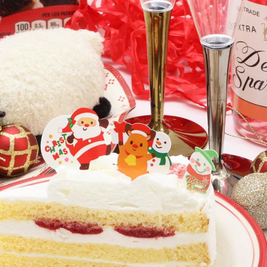 天満紙器（TEMMA SHIKI） クリスマス ケーキピック（ハッピーサンタ