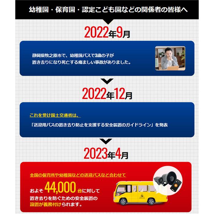 BS-700S 降車時確認式+自動検知式 ホーネット 車内置き去り防止