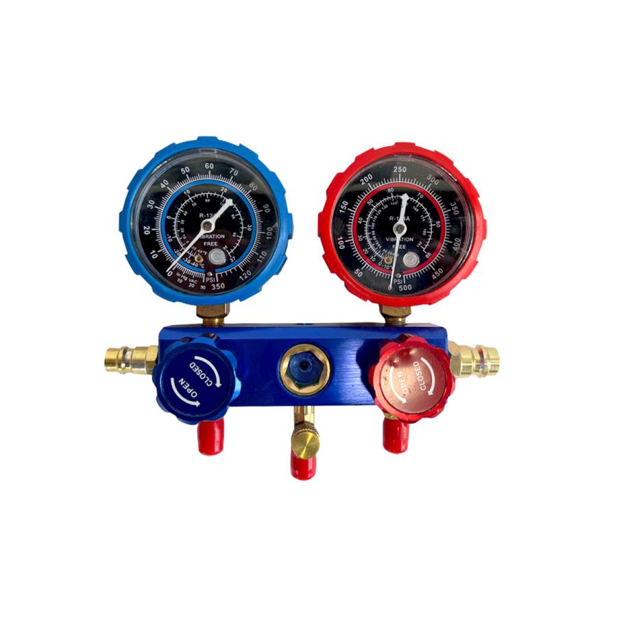 買取り実績 エアコンガスチャージキット マニホールドゲージ ガス補充 R134a R22 R12 R502 対応 カーエアコン 修理に Aynaelda Com