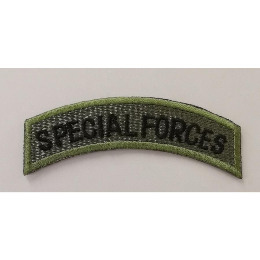 ミリタリーワッペン　アメリカ陸軍　SPECIAL FORCES　タブ　刺繍ワッペン　　　