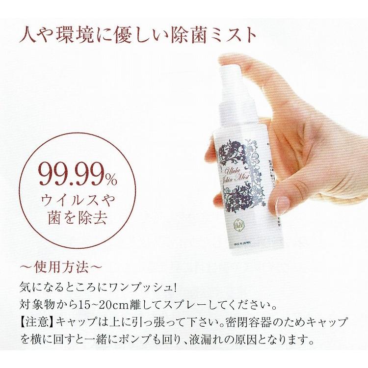 ウルラ除菌ミスト80ml 3本セット 日本食品分析センター試験済み 業務用除菌スプレー 提携商品 ノンアルコール |  | 01