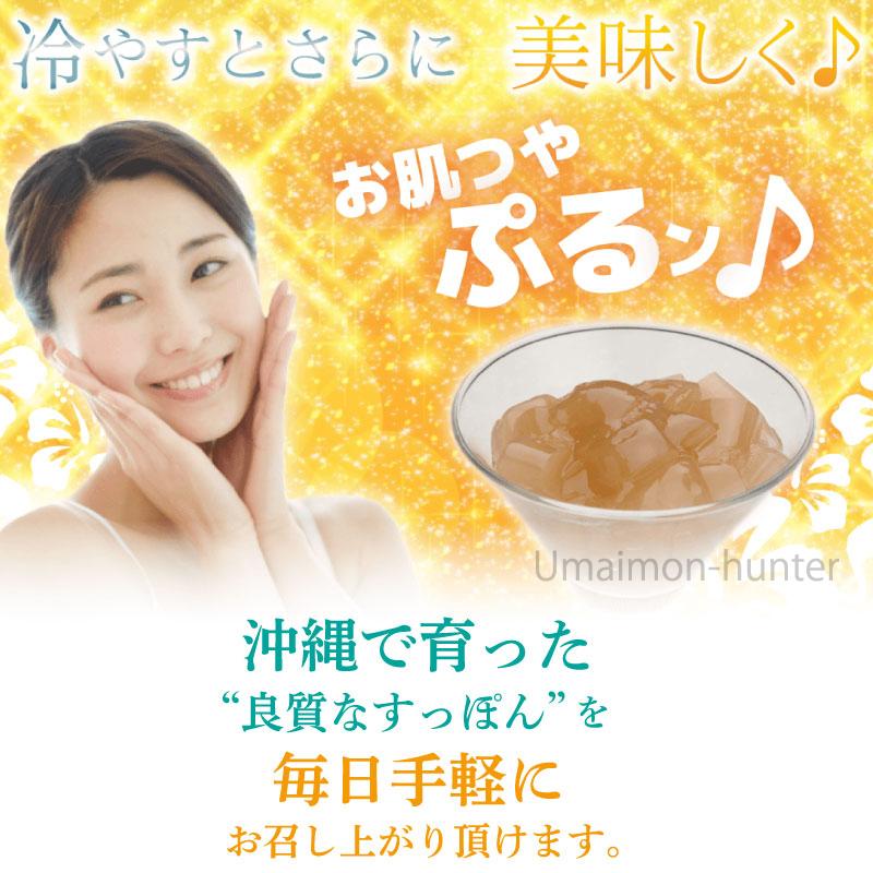 琉球美 すっぽんぜりー 10本入×2箱 アンフィニプロジェクト 沖縄 人気 定番 土産 健康食品 沖縄産すっぽん使用｜umaimon-hunter｜04