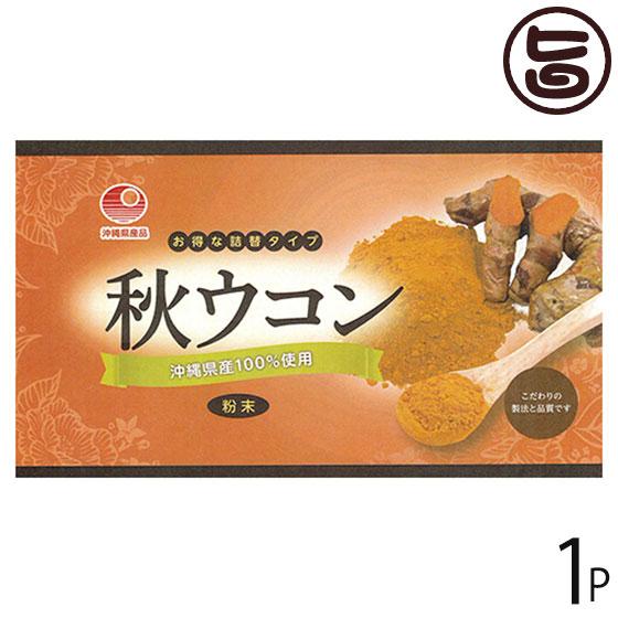 秋ウコン粉 (袋入) 100g×1袋 比嘉製茶 沖縄 人気 定番 土産 うこん 鬱金 ウッチン 国産 沖縄県産100%使用 秋うこん 粉末タイプ｜umaimon-hunter