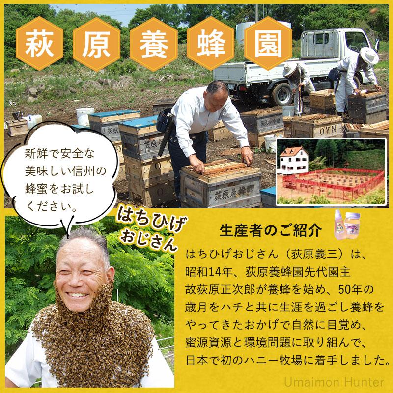 ギフト 国産栗はちみつ 瓶入り 500g×2瓶 ギフト箱入 荻原養蜂園 国産養蜂 長野県 信州 人気 土産 贈答用 贈り物_2