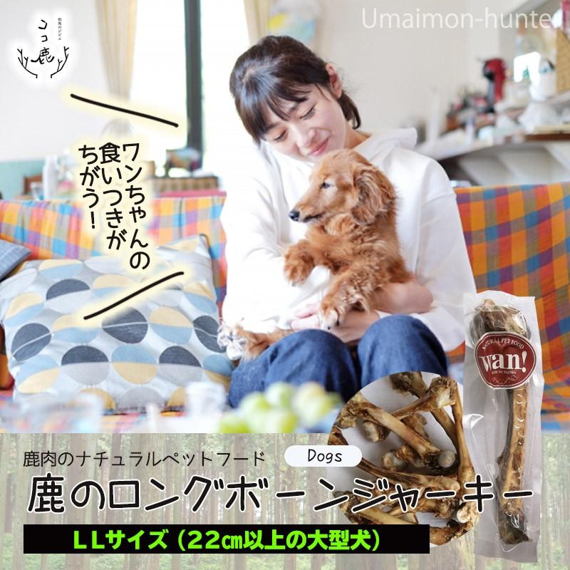 鹿のロングボーン LLサイズ×7P 但馬のジビエ ココ鹿 兵庫県 人気 土産 ナチュラルペットフード ストレス解消 カルシウム摂取_1