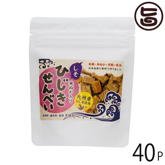 保証付き購入 ひじきせんべい しそ味 40g 40p まろうど酒造 宮崎県 人気 定番 土産 ひじき 米ぬか 栄養強化おやつ 送料無料 ５ 割引で購入 Www Superavila Com