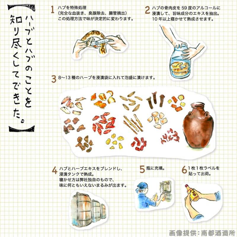 琉球の酒 ハブ酒 25度 360ml×20本 上原酒造 沖縄土産 沖縄 お土産 人気 希少 お酒 ハブ酒 ギフト｜umaimon-hunter｜03