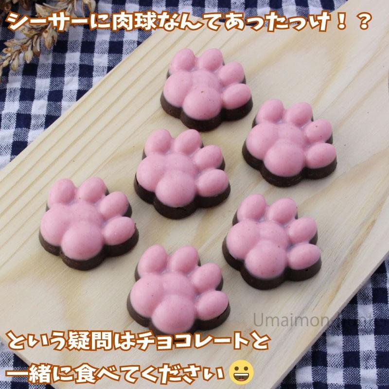 はいさいシーサー 肉球クランチ 8個 6箱 豊上製菓 沖縄 土産 人気 チョコ菓子 ピンク色の可愛い形のお菓子 送料無料 Tgsk Hssnk 0000 Nm 006 旨いもんハンター 通販 Yahoo ショッピング