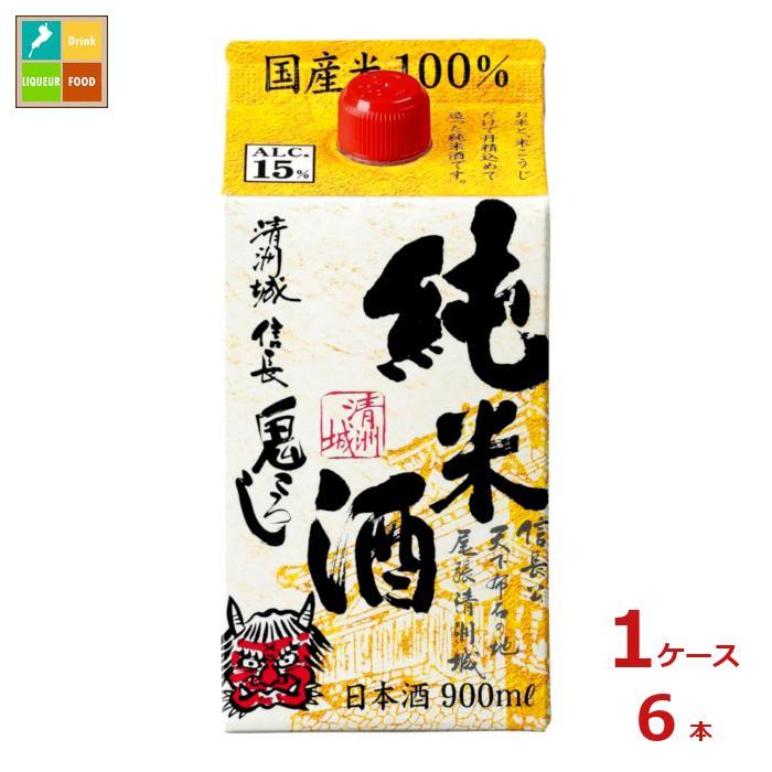 清洲桜醸造 清州城信長 鬼ころし 純米酒900ml紙パック×1ケース（全6本）送料無料 爆買 : 近江うまいもん屋 - 通販 - Yahoo ...