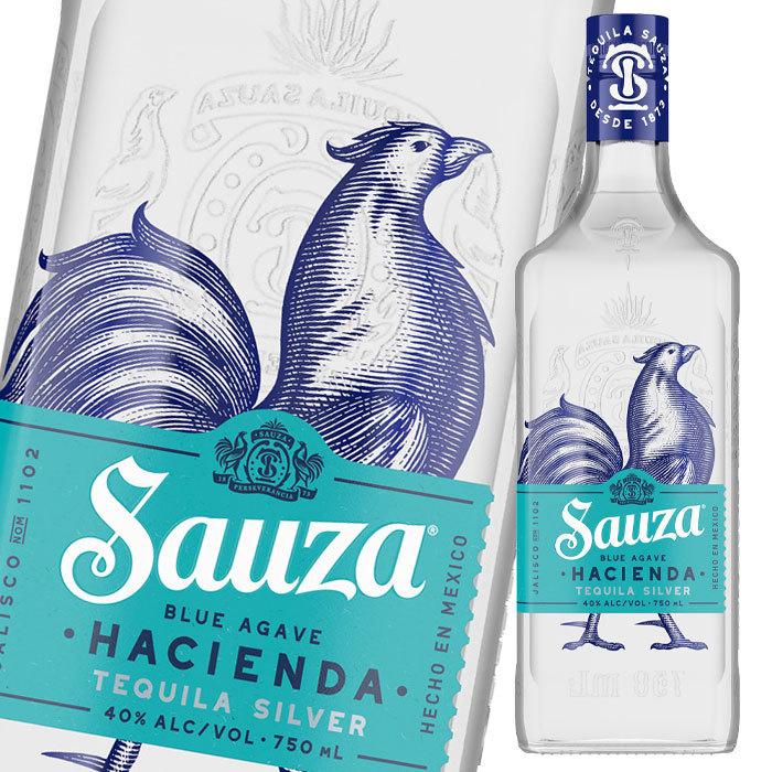 テキーラ12本セット　Sauza テキーラ 750ml テキーラ サウザ シルバー750ml瓶×1ケース（全12本） 送料無料 : 近江