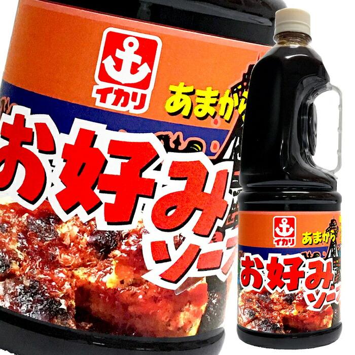 イカリソース あまからお好みソース2.1kgハンディパック×1ケース（全6 
