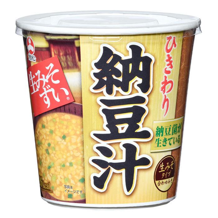 旭松 カップ生みそずい ひきわり納豆汁15.5gカップ×2ケース（全144本