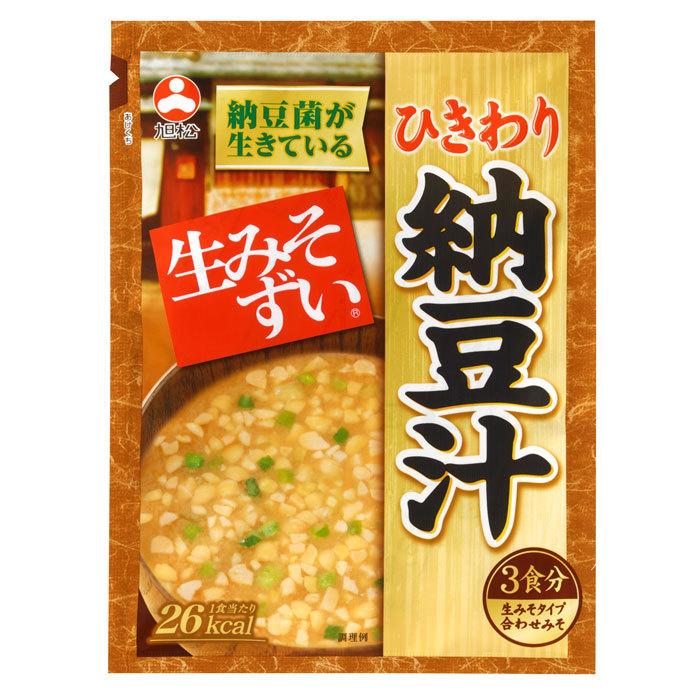旭松 袋生みそずい ひきわり納豆汁46.5g×2ケース（全120本） 送料無料のサムネイル
