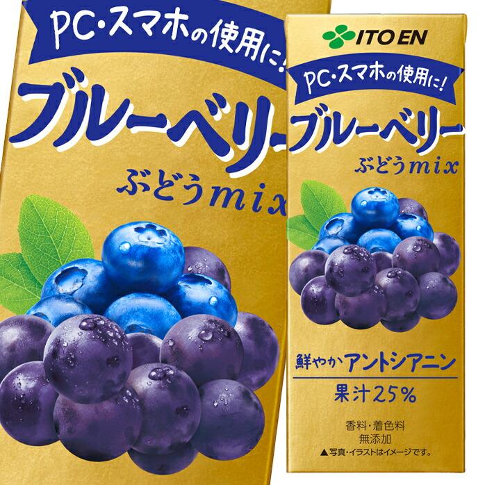 送料無料 伊藤園 ブルーベリーミックス0ml紙パック 2ケース 全48本 近江うまいもん屋 通販 Paypayモール
