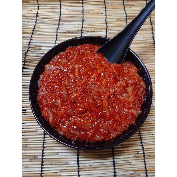 色々な いかキムチ３ｋｇ業務用 冷凍 水産物 シーフード お取り寄せ グルメ イカキムチ おつまみ 韓国風 酒の肴 海鮮惣菜 晩酌 めし友 イカ惣菜