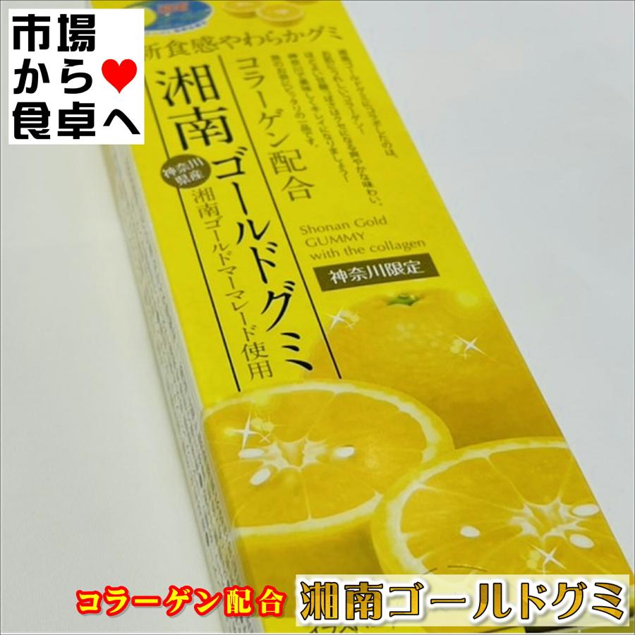 湘南ゴールドグミ 5箱(1箱8粒入り)【コラーゲン配合】食感やわらかグミ