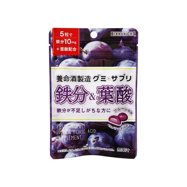 うまい村デイリー 養命酒製造 グミｘサプリ 鉄分 葉酸 40g X6 うまい村 通販 Yahoo ショッピング