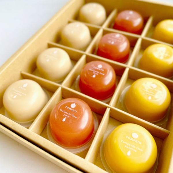 ゼリー スイーツ 北海道 トマトゼリー 甘酒ゼリー プリン 12個 詰合せ