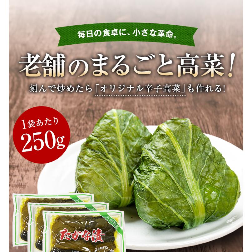 うまみ堂 漬物 高菜 高菜漬け 250g×3袋 セット たかな漬け 送料無料