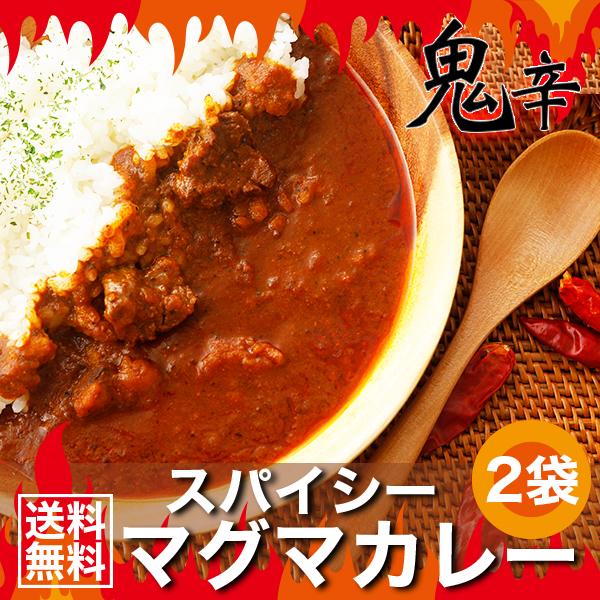 激辛 マグマ カレー 辛口 25 Off 180g 2パック スパイス レトルト お試し 1000円 ぽっきり メール便 セール 牛肉 21 九州産 食品 ご飯 送料無料 常温保存