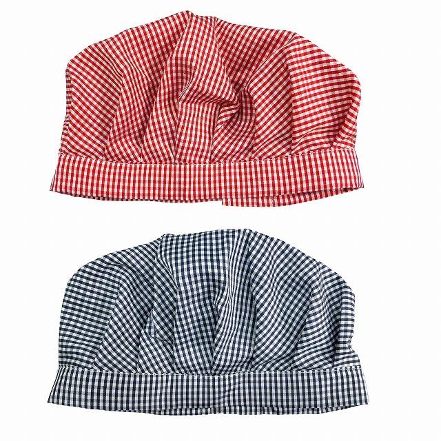 給食用帽子 コック帽 チェック柄 男女兼用 学校 調理 料理 食事 こども 小学生 ギンガムチェック 50 56cm 52 58cm 送料無料 0 Mst 馬一商店 通販 Yahoo ショッピング