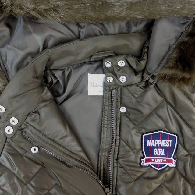 コート 中綿入り 女の子 ジュニア フード付 ジャンパー 防寒 ヘリンボーン ジャケット ブラウン 140 150 160 送料無料 Tim 1 Mst 馬一商店 通販 Yahoo ショッピング