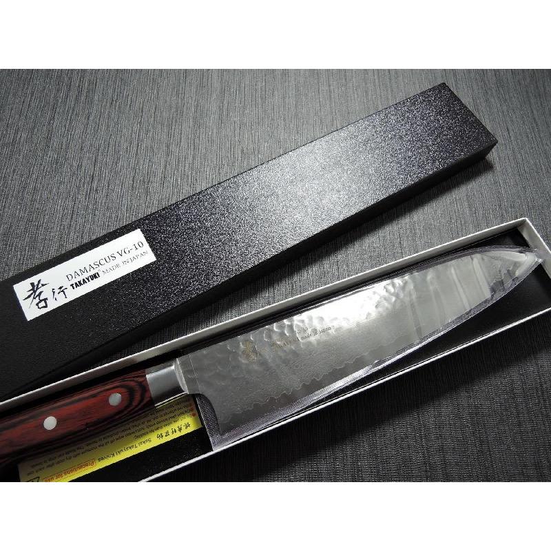 堺孝行 槌目ダマスカス VG10割込み 33層 牛刀240mm(9.44inch)07396 